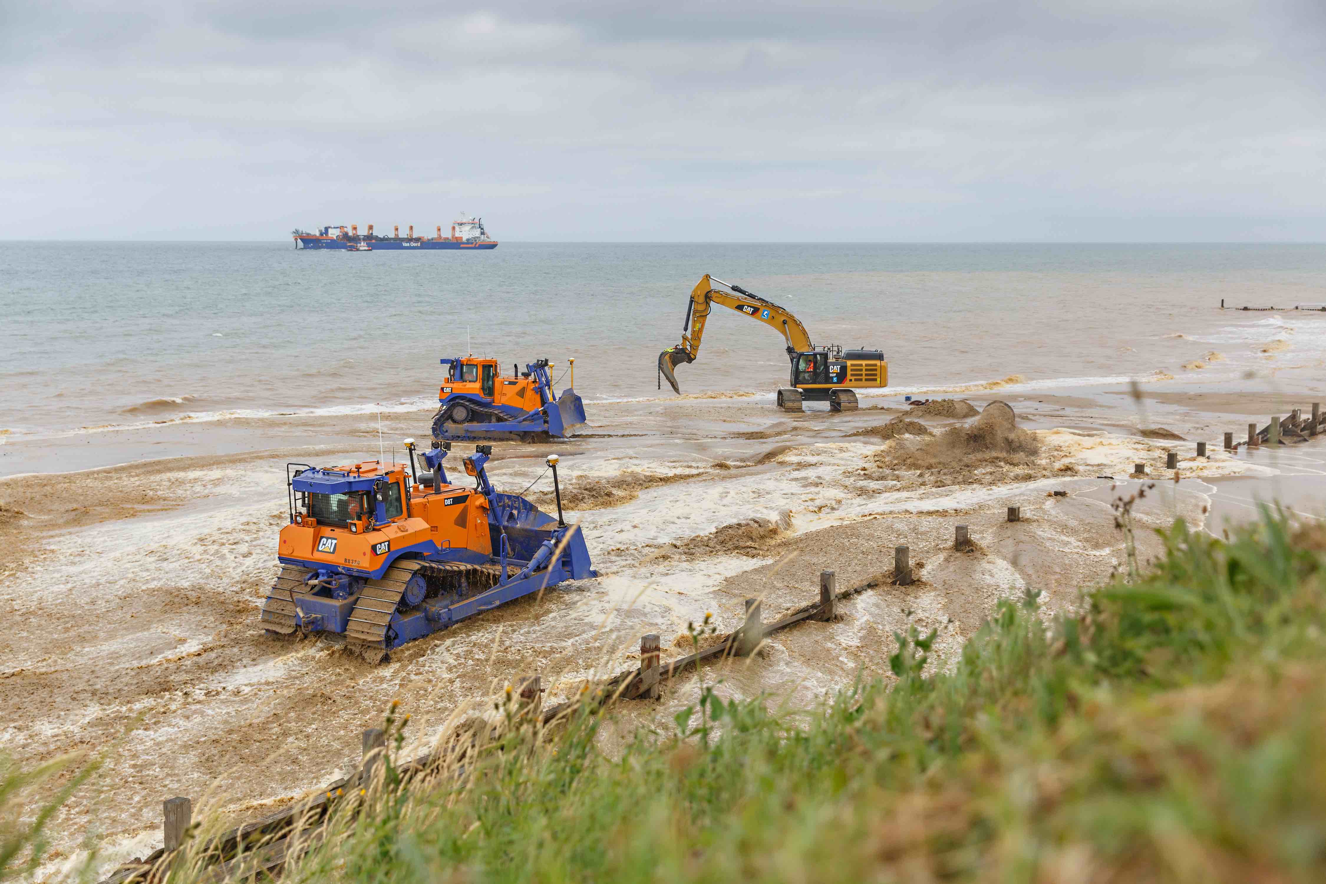 "Sandscaping" in Norfolk to help slow coastal erosion